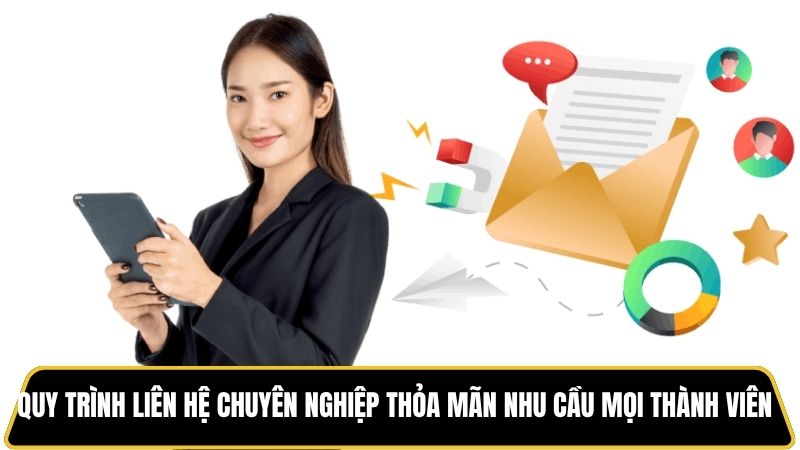 Quy trình liên hệ chuyên nghiệp thỏa mãn nhu cầu mọi thành viên